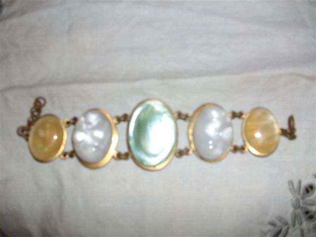 Lovely larger stone costume bangle